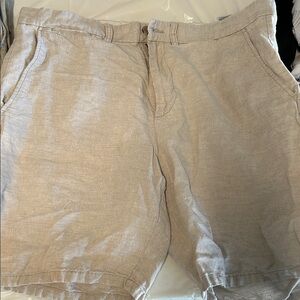 Old Navy Men's Light Tan Flat Front Shorts